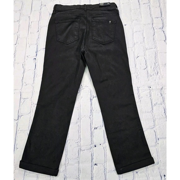 Buffalo David Bitton Jeans High Rise Cropped Black Stretch Skinny WOMENS SIZE 28 - Picture 6 of 14